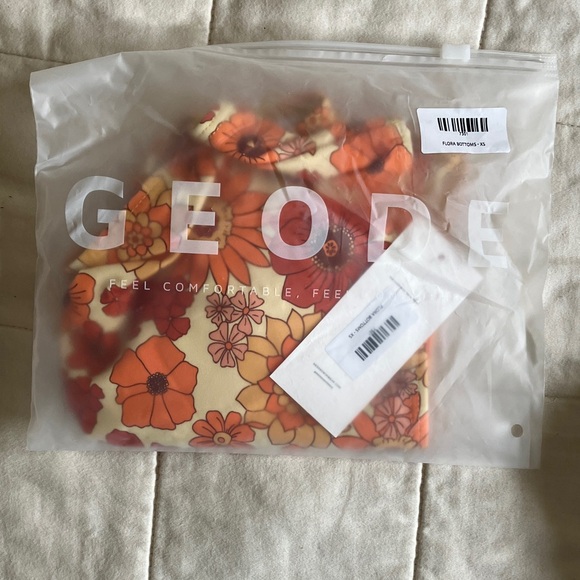 Geode Floral Print Swim Bottom - Picture 1 of 6